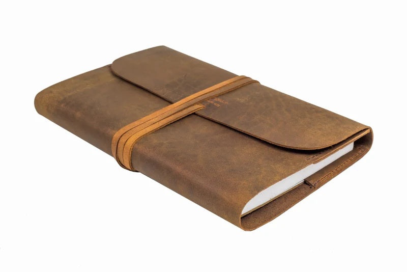 Leather Journal Refillable - A5 Tan