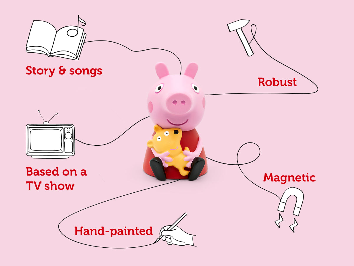 Peppa Pig On The Road With Peppa Pig Tonie Audio Character