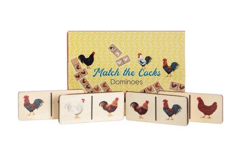 Match The Cocks Dominoes
