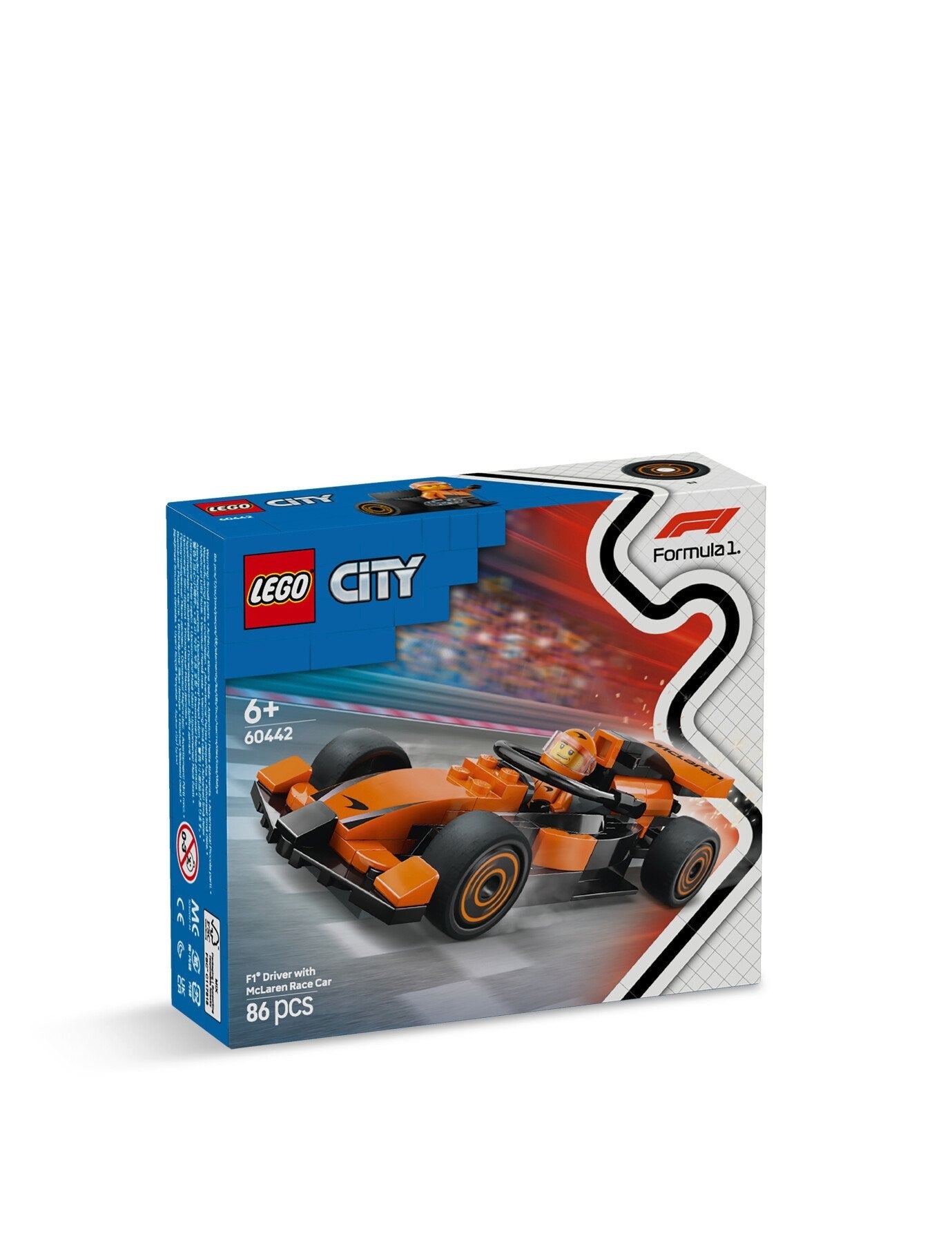 Lego 60442 City Driver With Mclaren Race Car
