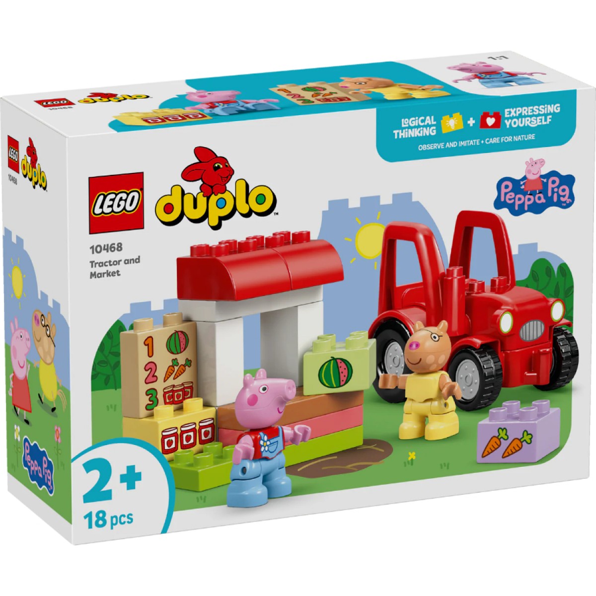Lego 10468 Tractor And Market