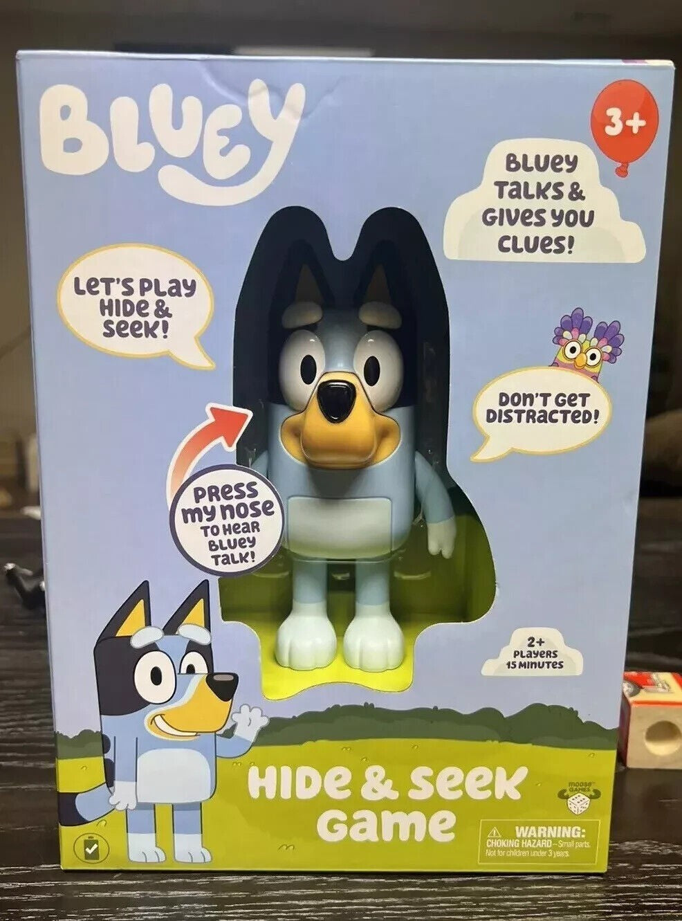 Bluey Hide & Seek Talking Figure Game