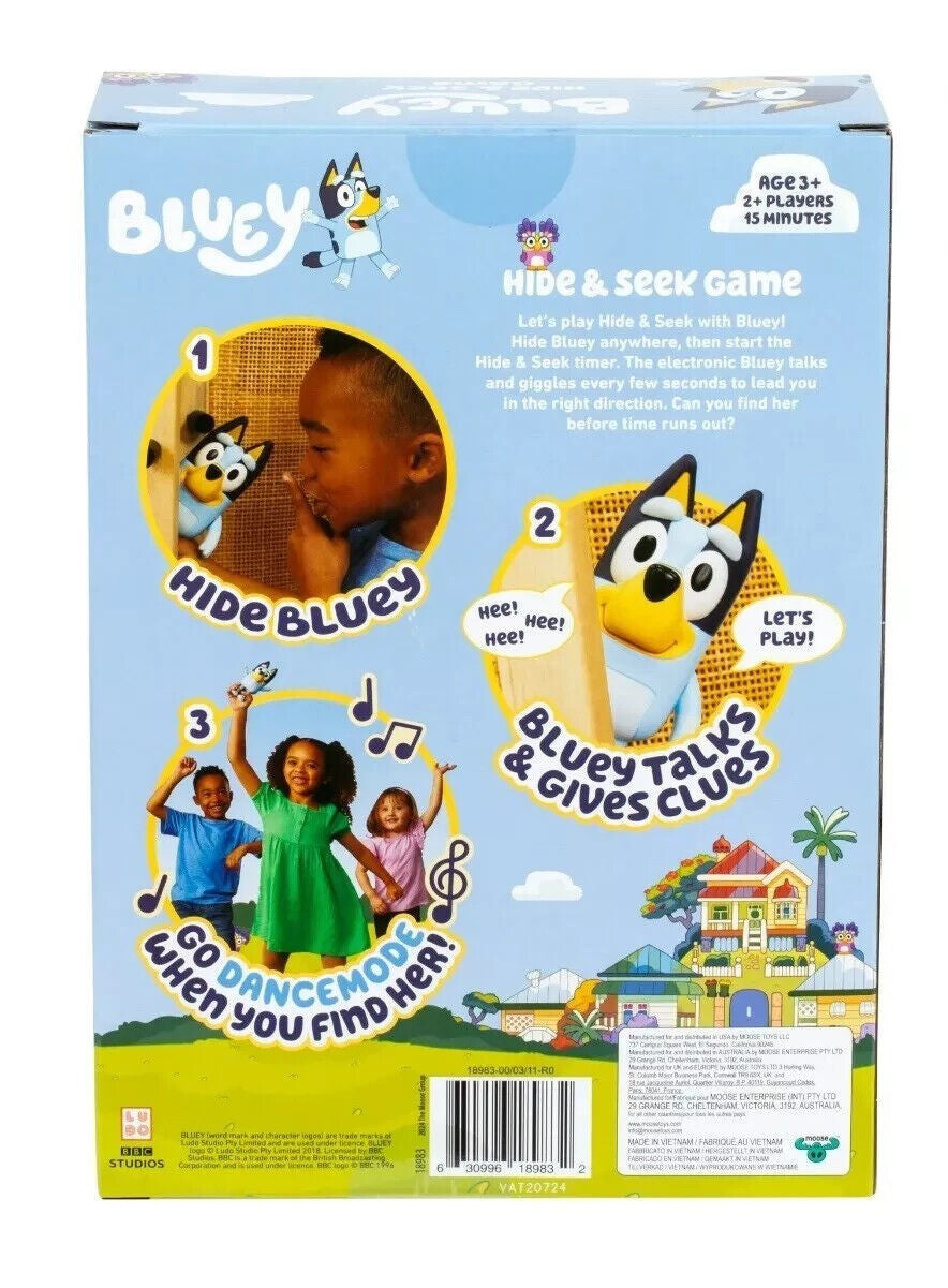 Bluey Hide & Seek Talking Figure Game