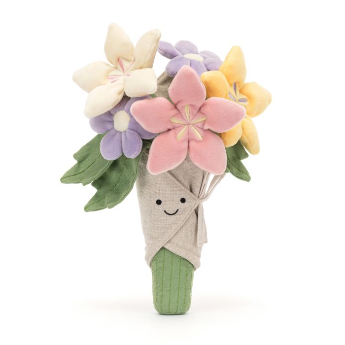 Jellycat Amuseable Bouquet Of Flowers Multi-coloured - 31cmh X 23cmw.