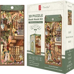 Tonecheer 3d Book Nook Kit: Shakespeare's Verse 212pcs
