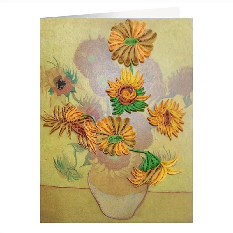 Origamo Quilling Card Van Gogh Collection Sunflowers