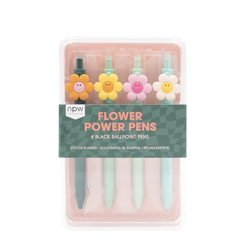 Plant Life Flower Power 4 Pack Pen Set