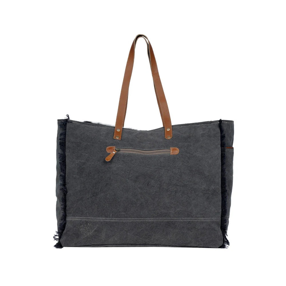 Myra Matty Affair Canvas & Hairon Weekender Bag - Off Campus