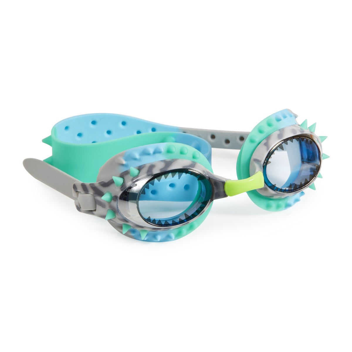 Bling2o Prehistoric Times - Raptor Blue Grey Swim Goggles