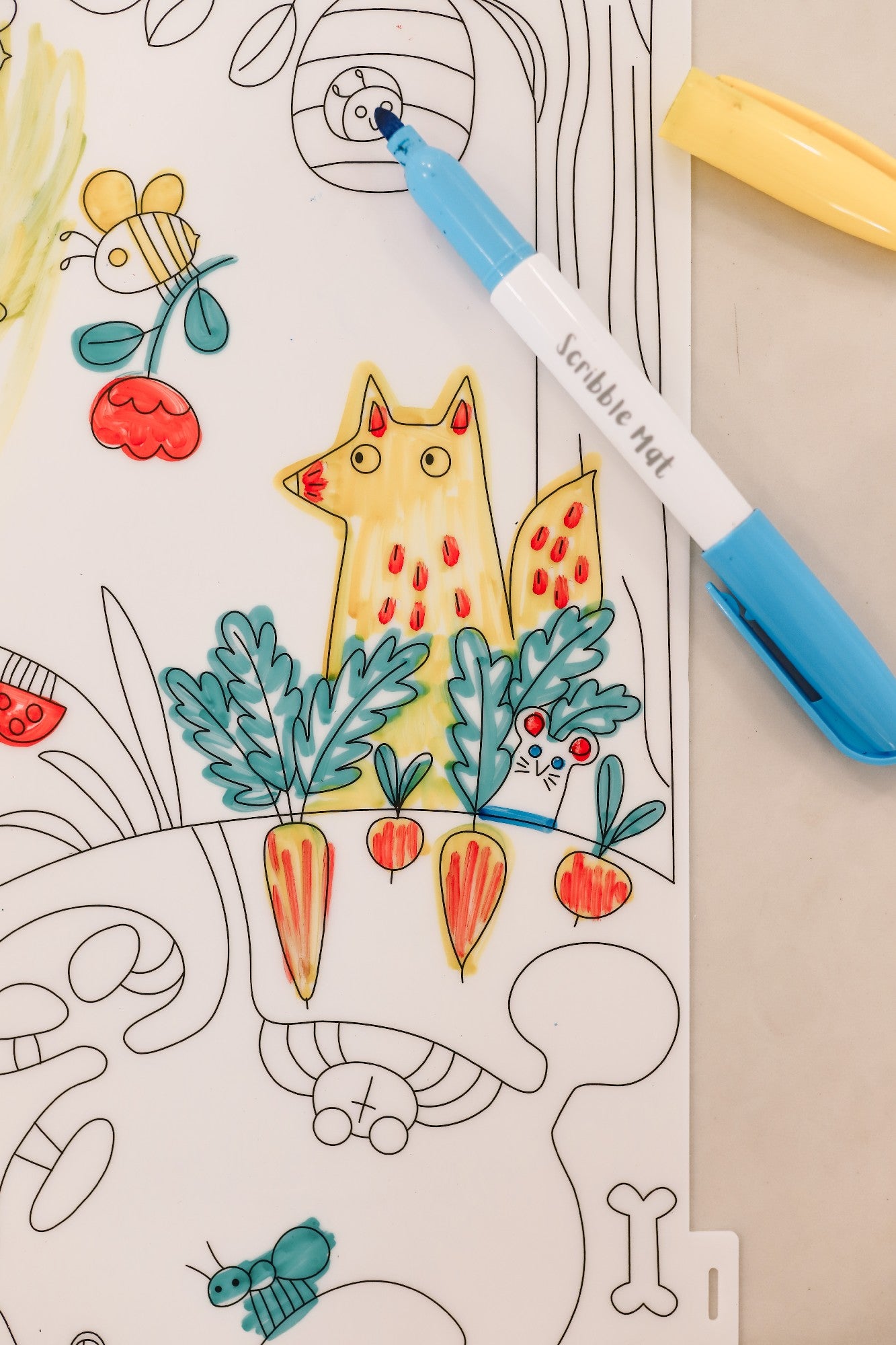 Reusable Scribble Mat Set | In The Garden
