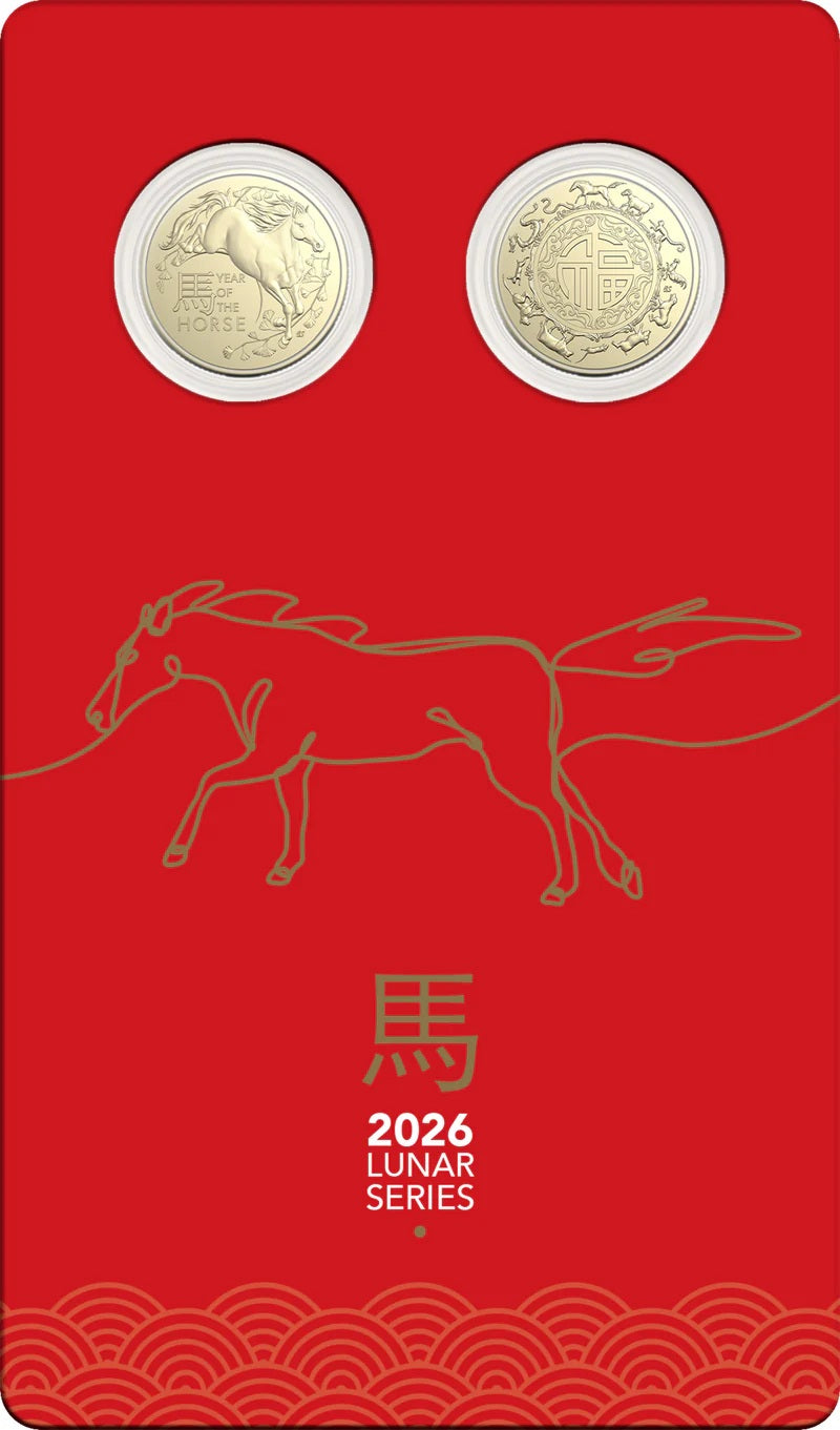 Coin 2026 $1 2 Coin Set Year Of The Horse