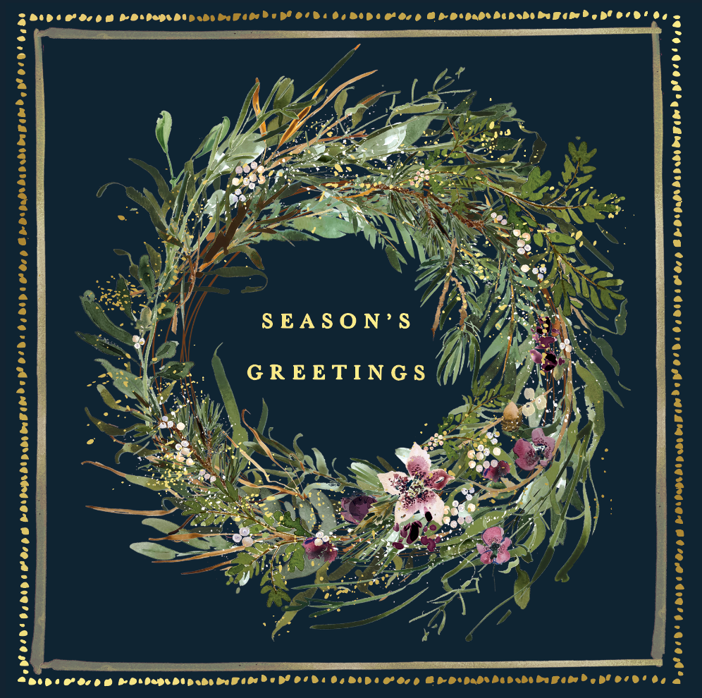Boxed Luscious Wreath
