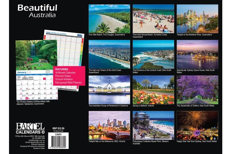 Calendar 2026 Beautiful Australia - 335x242mm