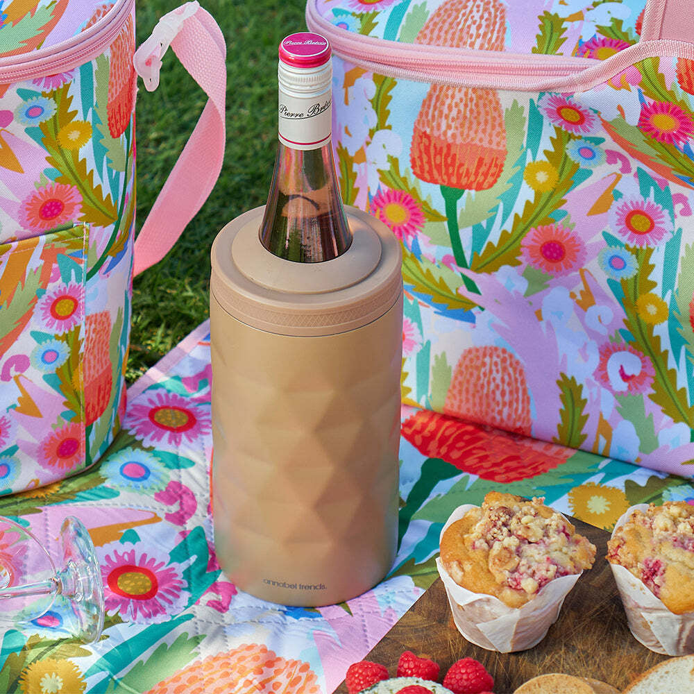 Wine Bottle Cooler Stainless Gold