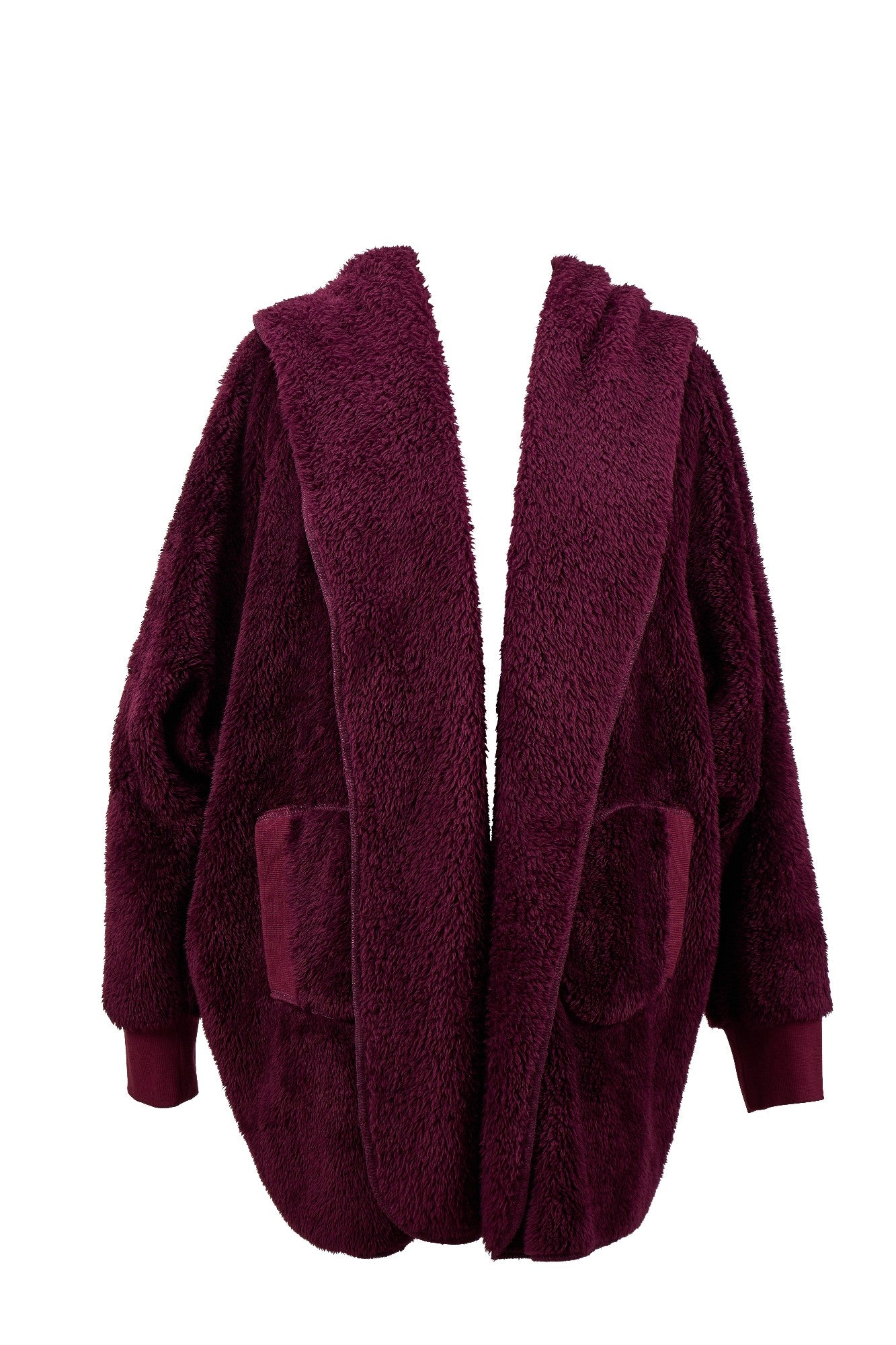 Cosy Luxe Cardi Robe - Mulberry