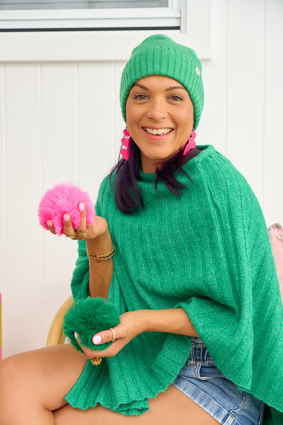 Beanie & Sock Set - Green