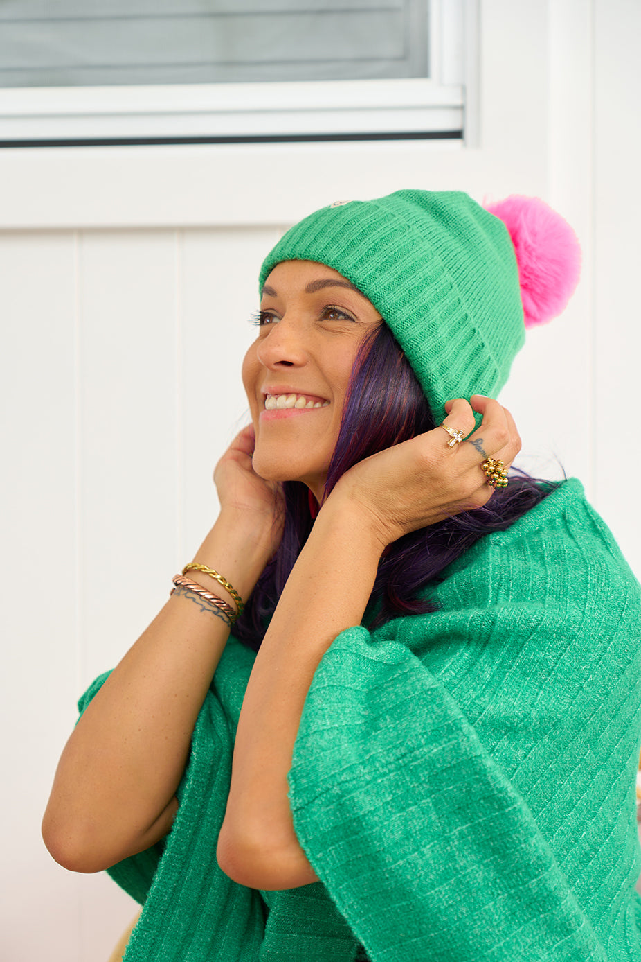 Beanie & Sock Set - Green