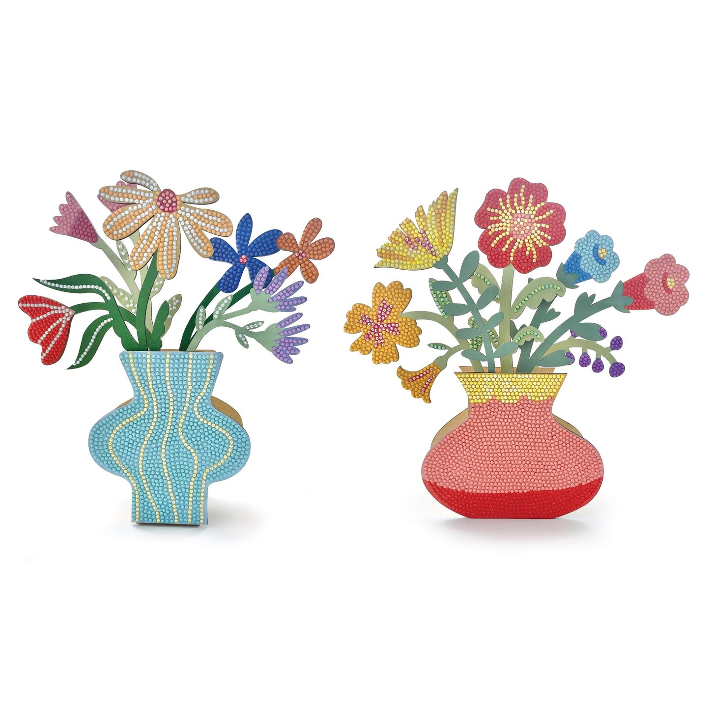 Vase Of Flowers Diamond Art