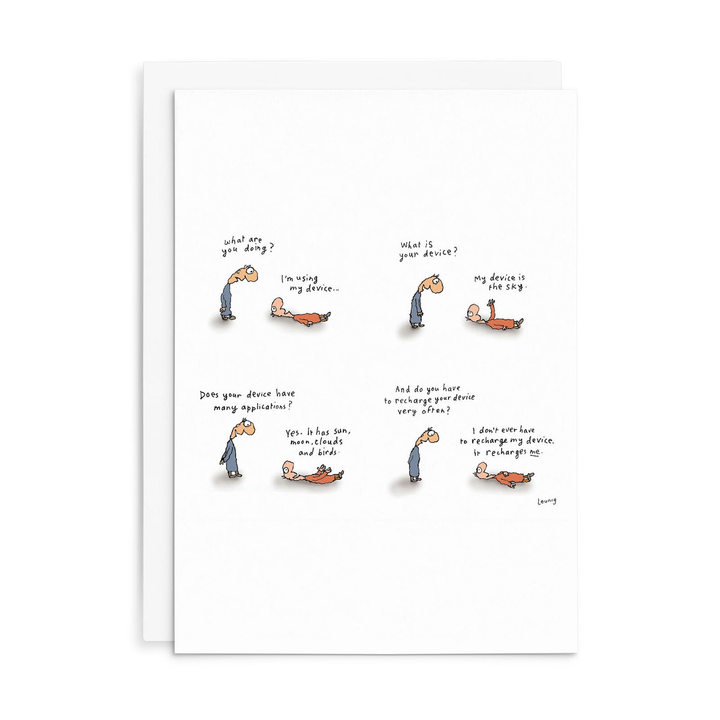 Leunig All Occasions Greeting Card - Device