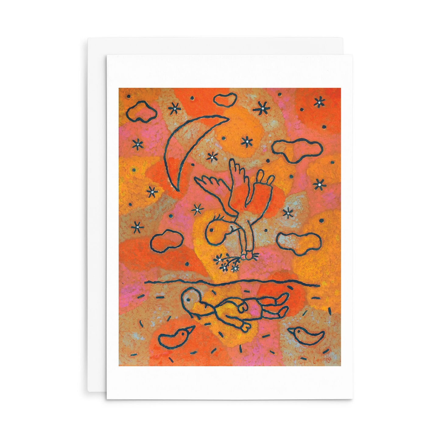 Leunig All Occasions Greeting Card - Wee Dark Hours