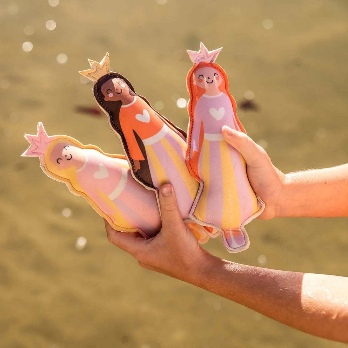 Sunnylife Dive Buddies Princess Swan Multi Set Of 3