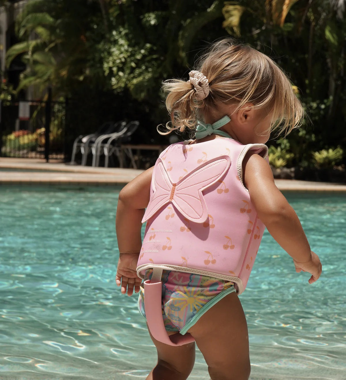 Sunnylife Kids Swim Vest 1-2 Cotton Candy Cherry