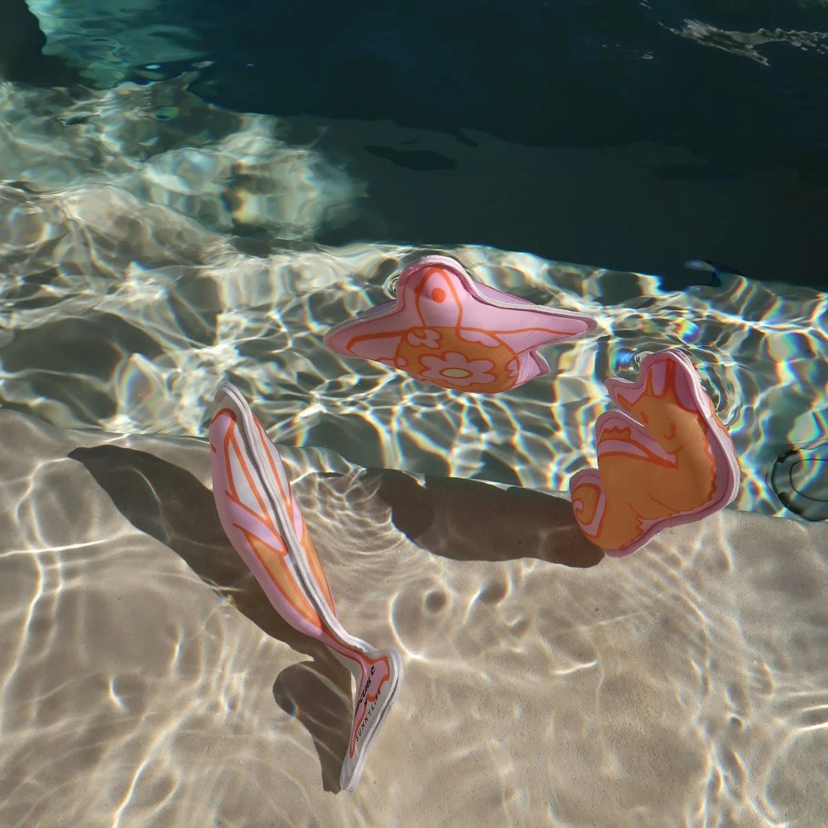 Sunnylife Dive Buddies Ocean Magic Pink Set Of 3