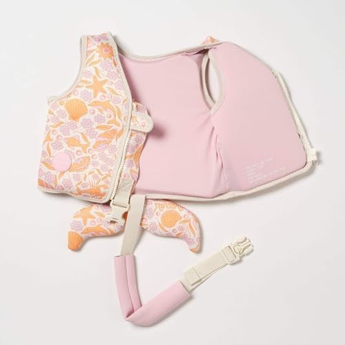 Sunnylife Kids Swim Vest 1-2 | Ocean Magic Pink 3d