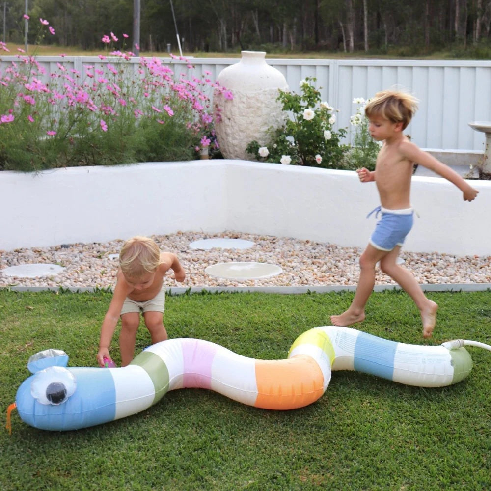 Sunnylife Inflatable Snake Sprinkler Into The Wild Multi Clr