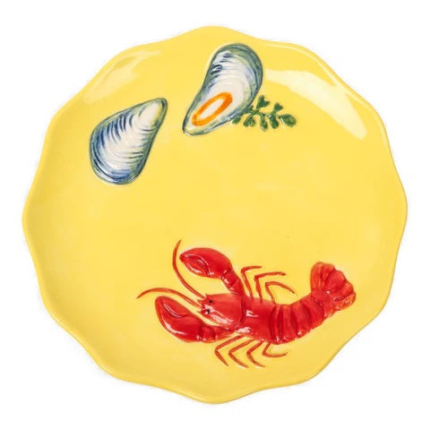 Seaview Stoneware Lobster Plate