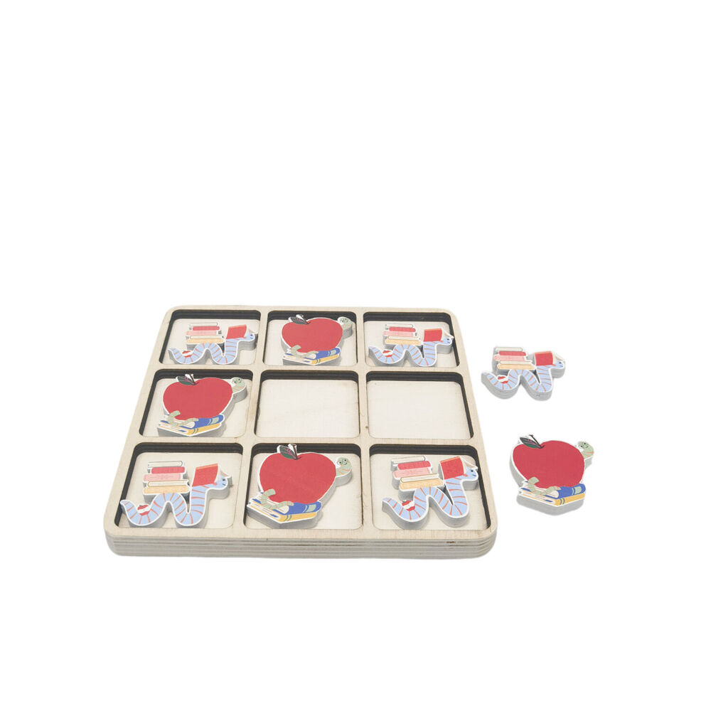 Bookworm Tic Tac Toe Set Red & Blue 17cm