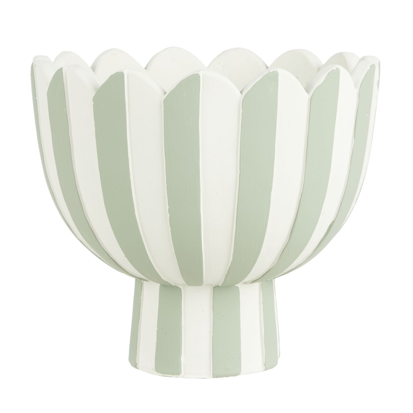 Em Lila Stripe Planter 18x18x16cm
