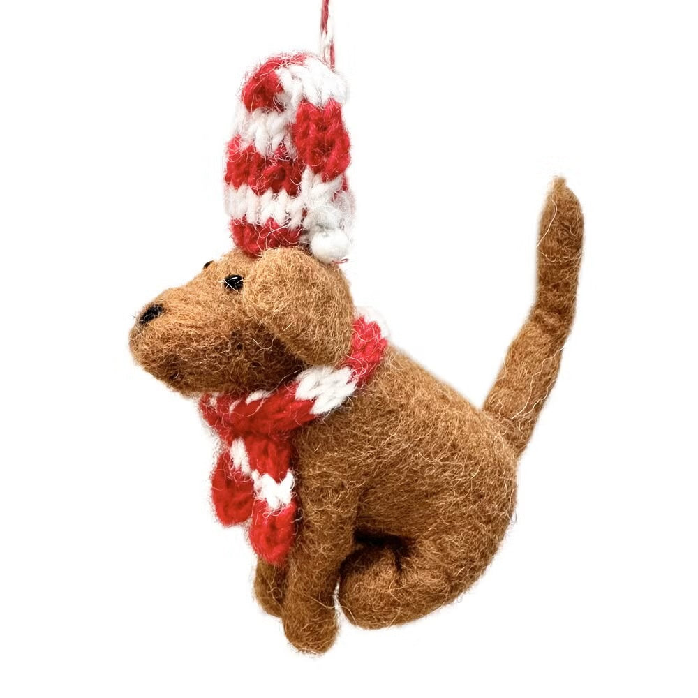 Christmas Decoration - Dog Daniel Felt