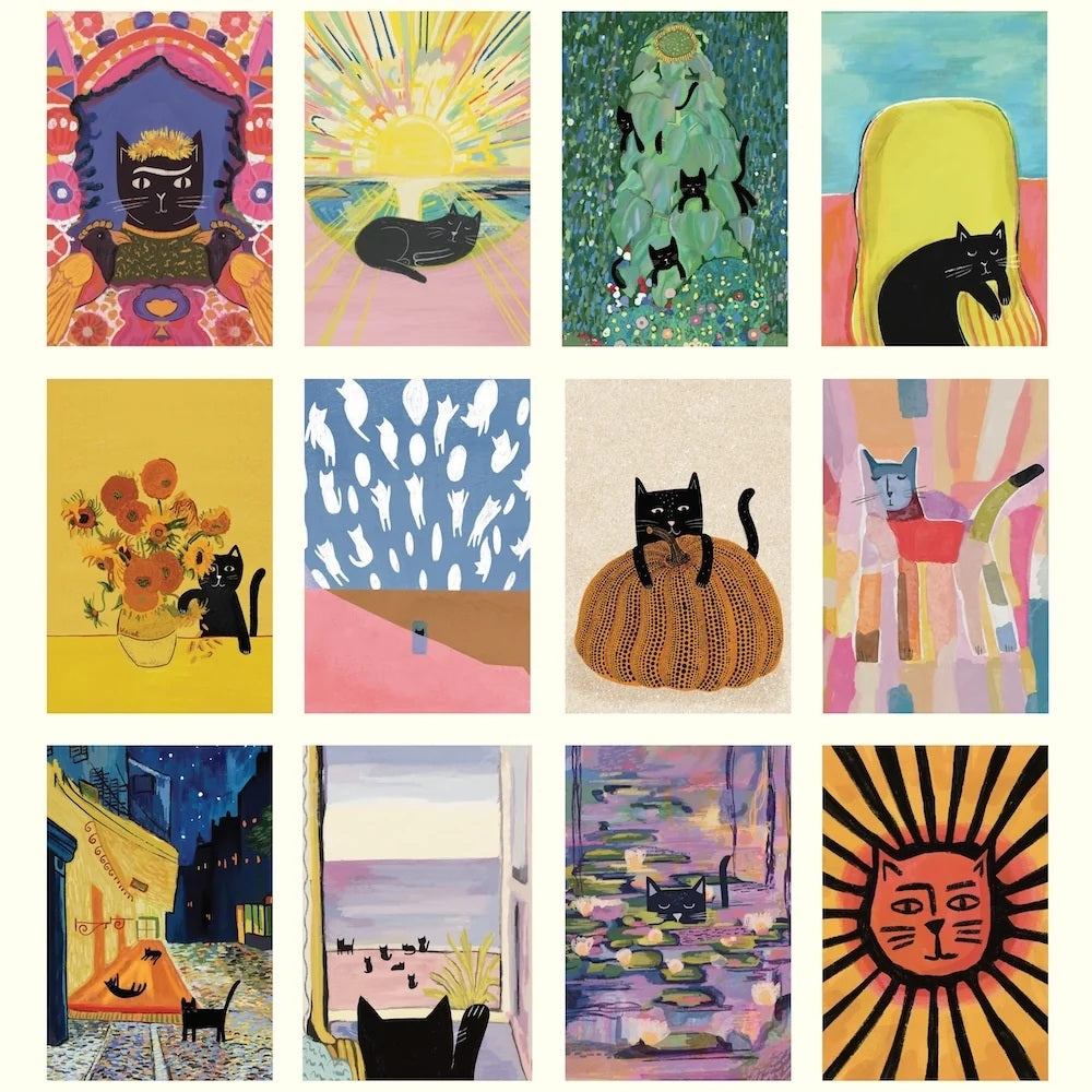 Calendar 2027 Niaski Cat Artists Deluxe Wall Calendar