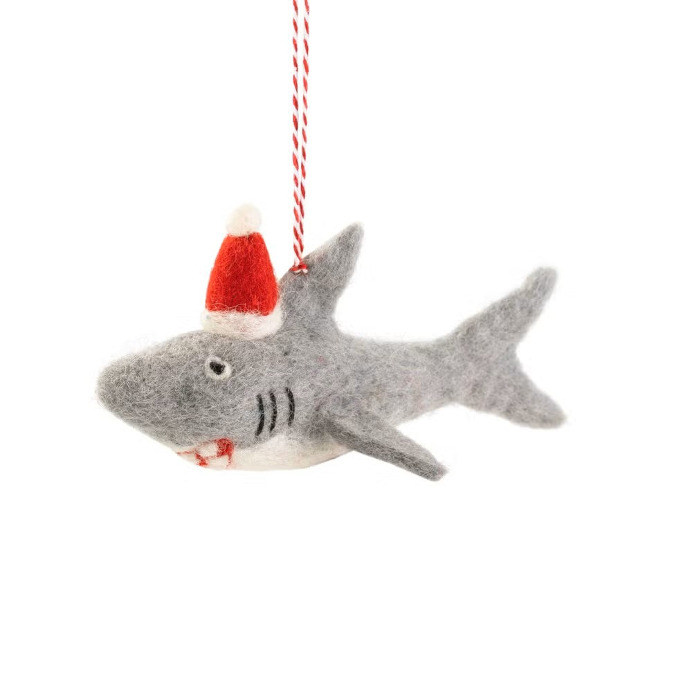Christmas Decoration - Shark Steve Felt
