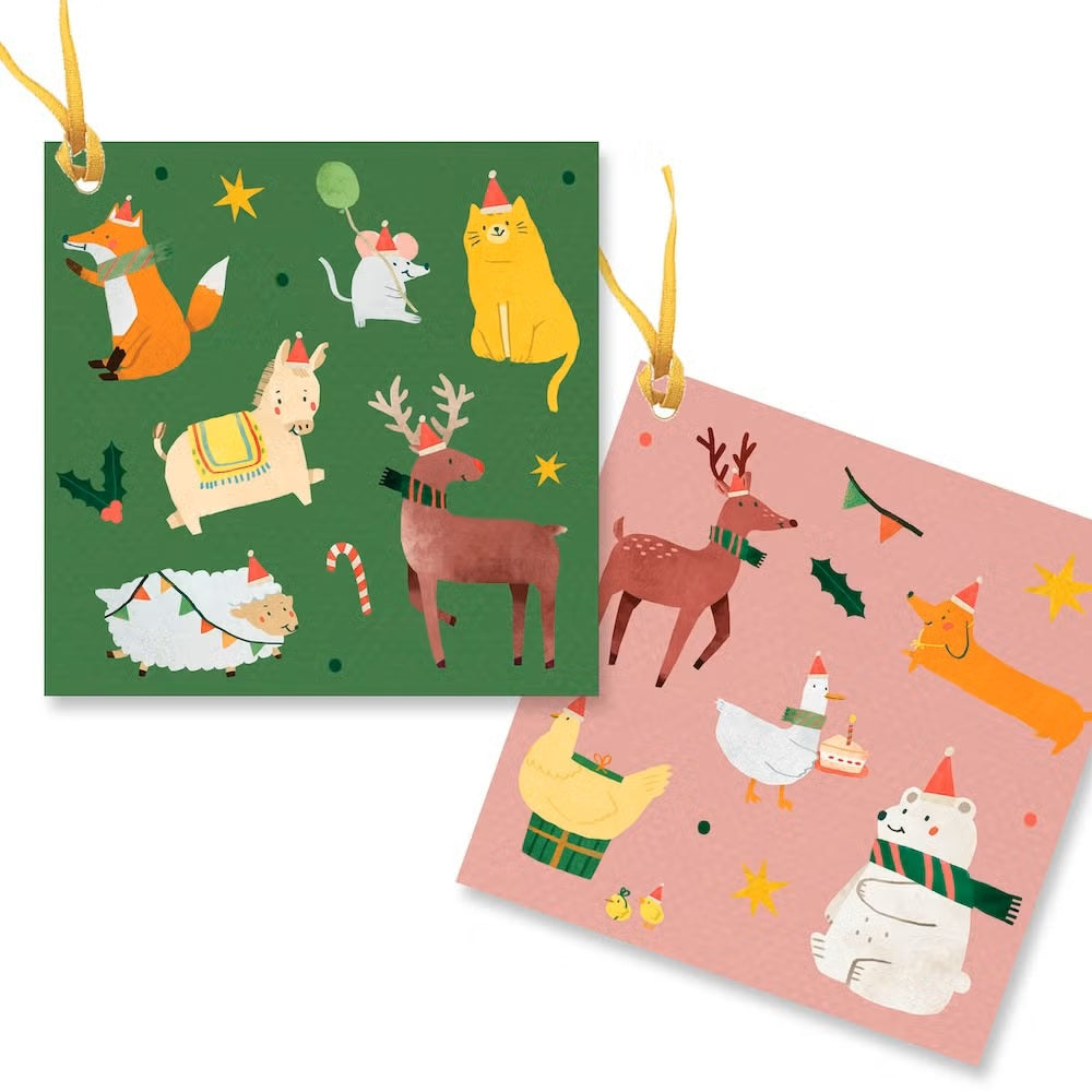 Christmas Gift Tags (10) Animals