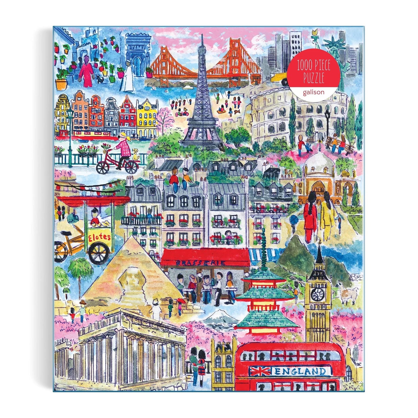 Michael Storrings Cities Around The World 1000 Piece Puzzle