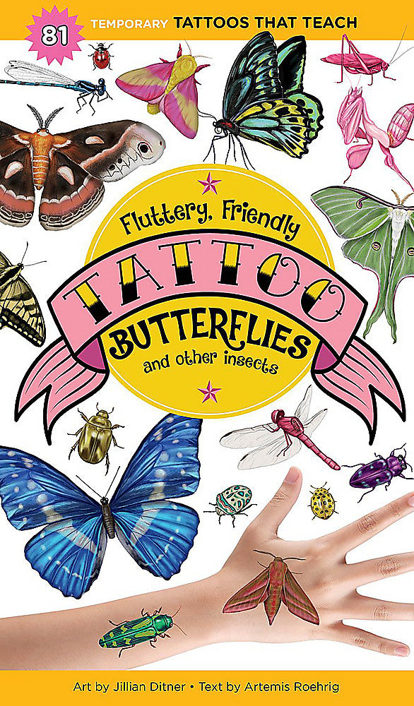 Fluttery, Friendly Tattoo Butterflies And Other Insects
