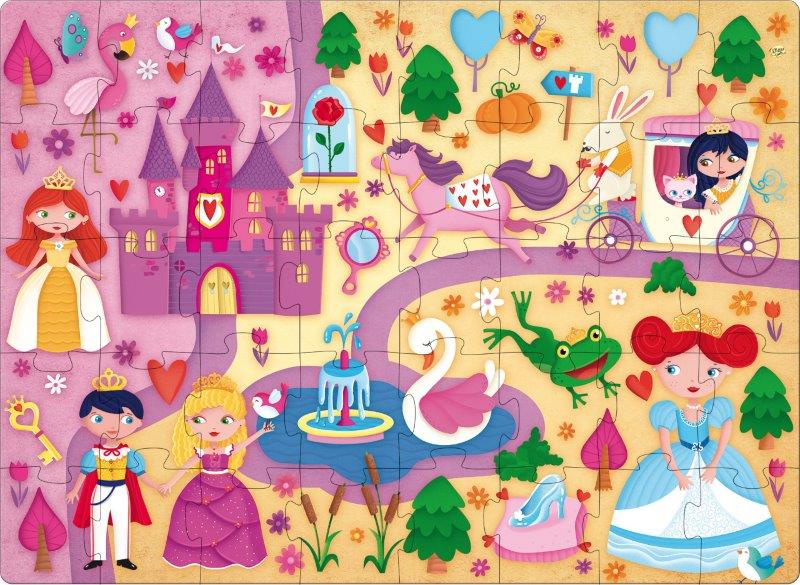 Sassi 3d Puzzle & Book Set - The Princess 40pcs