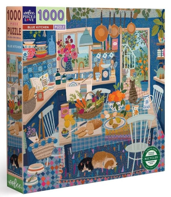 Puzzle 1000pc Blue Kitchen