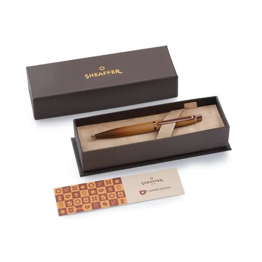 Sheaffer Vfm Coffee W Shiny Pvd Trim Ballpoint Pen