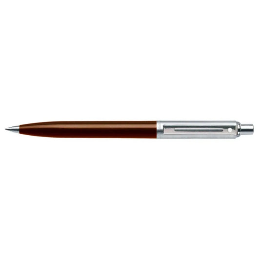 Sheaffer Sentinel Coffee Chrome + Chrome Pt Ballpoint Pen