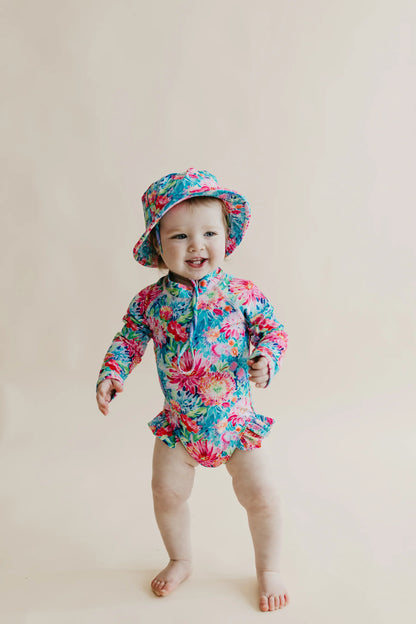 Girls Swimsuit - Garden Glow