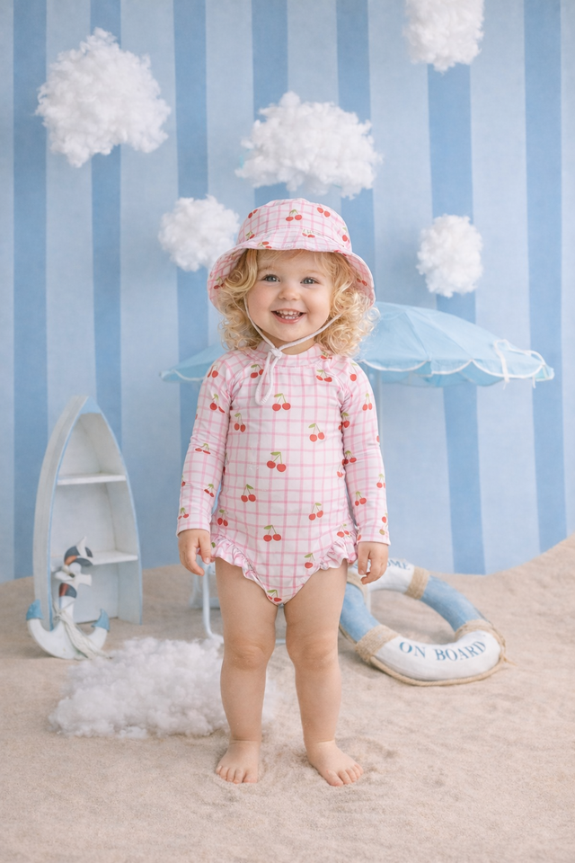 Girls Swimsuit Cherry Bloom [sz:1y]