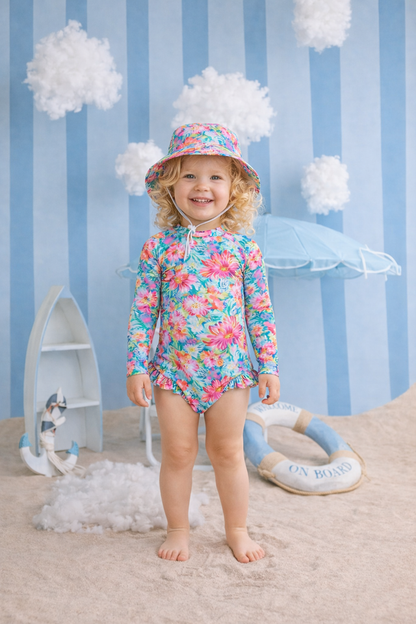 Girls Swimsuit - Garden Glow [sz:1 - 3 Y]