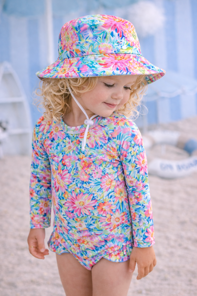 Girls Swimsuit - Garden Glow [sz:1 - 3 Y]