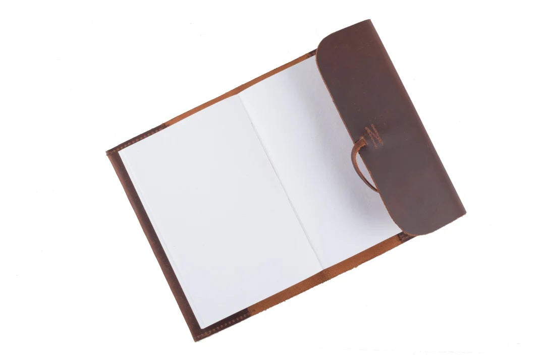 Leather Journal Refillable - A5 Tan