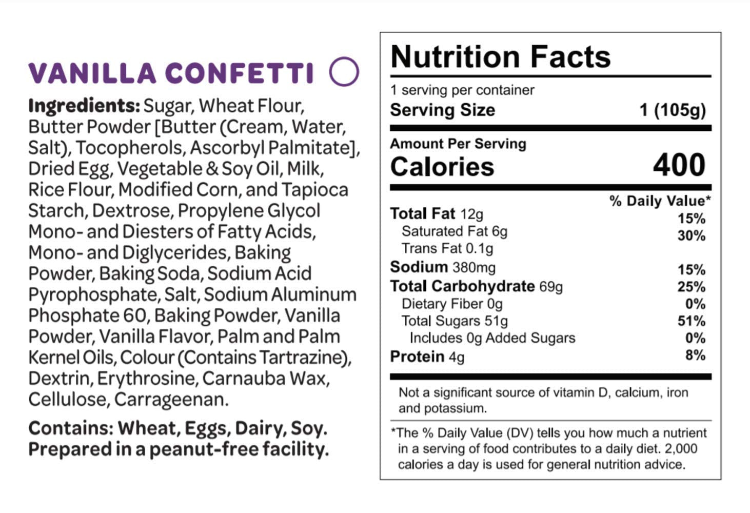 Instacake - Vanilla Confetti Cake Mix