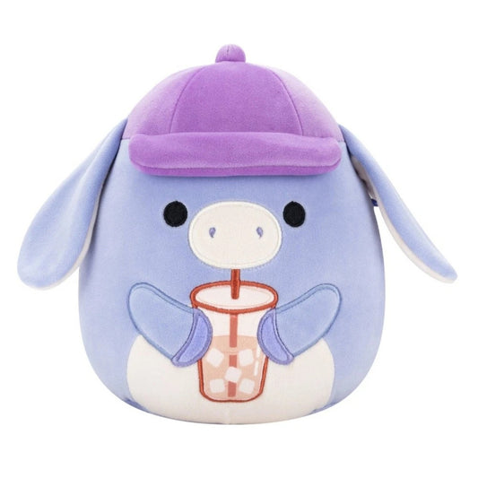 Squishmallows Mothers Day Milanda The Donkey With Iced Tea 7.5 Inch Plush