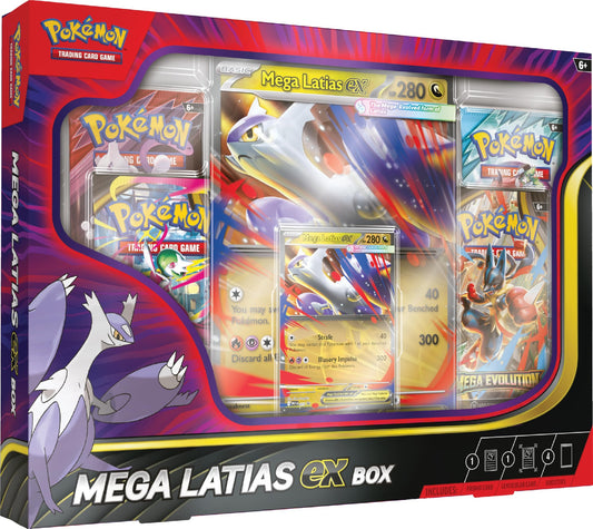 Pokemon Tcg Mega Latias Ex Box [4 Booster Packs, 1 Promo Card, 1 Oversized Promo Card]